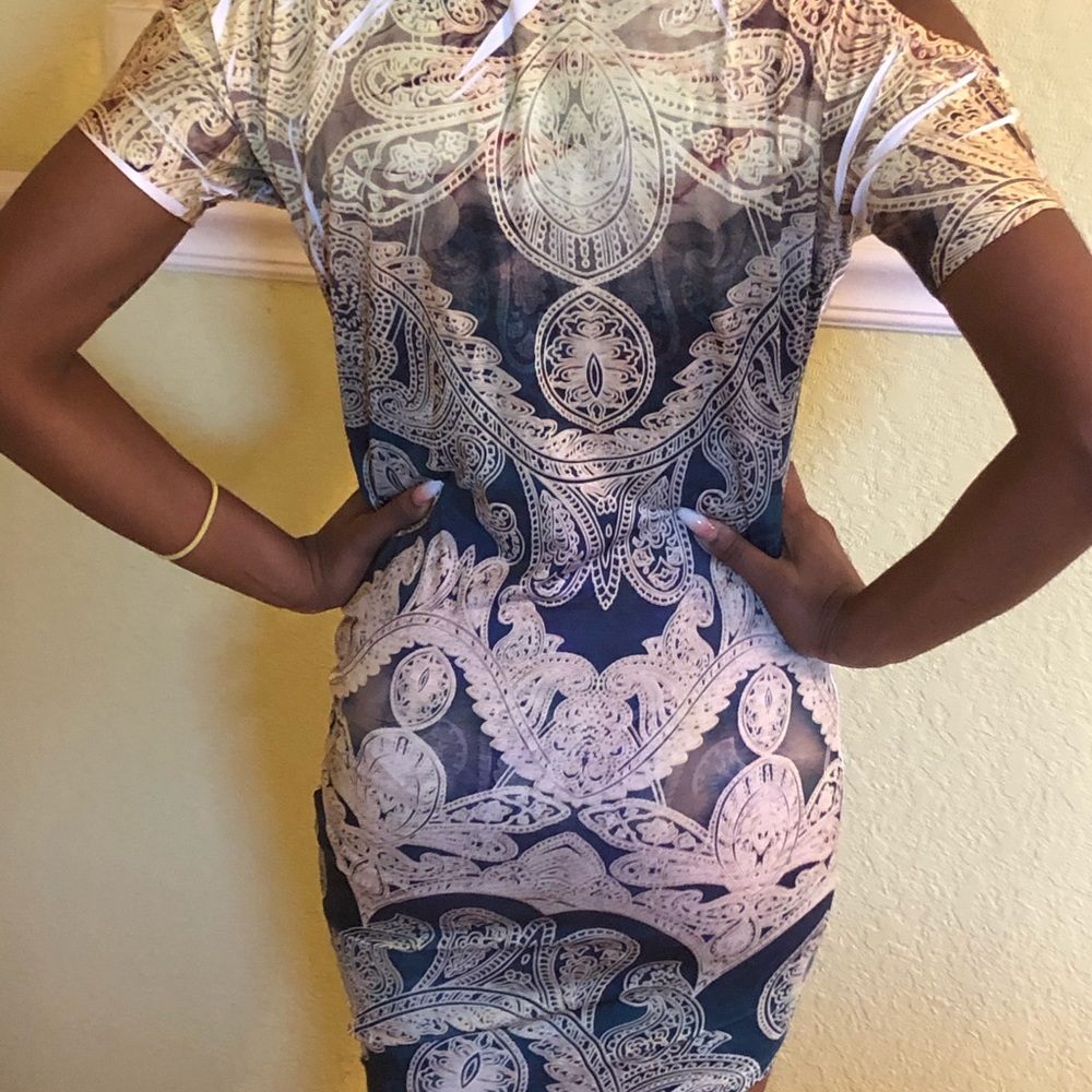 MOSIAC BODYGLOVE DRESS - Picture 6 of 8